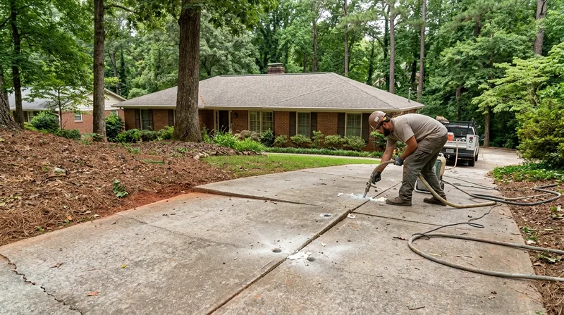 Concrete Leveling & Slab Lifting Atlanta